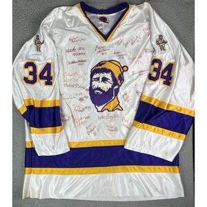 Vintage Cloquet Lumberjacks Hockey Jersey Minnesota High School Hockey XXLG